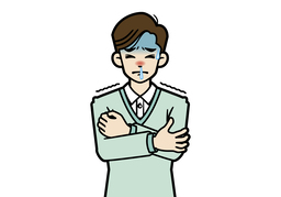 get sickのイラスト